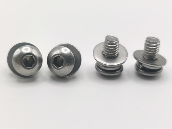 ISO7380盘头内六角三组合螺钉